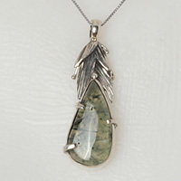 Колие сребро пренит