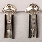 Сребърни обеци етно